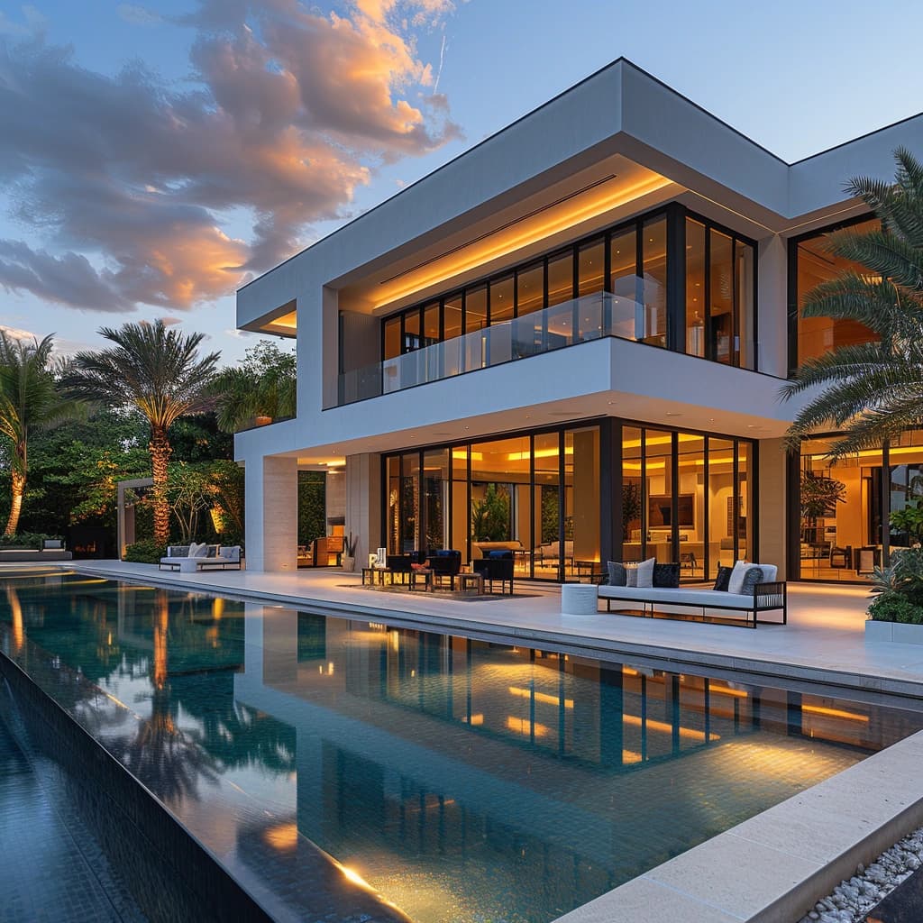 Modern house exterior